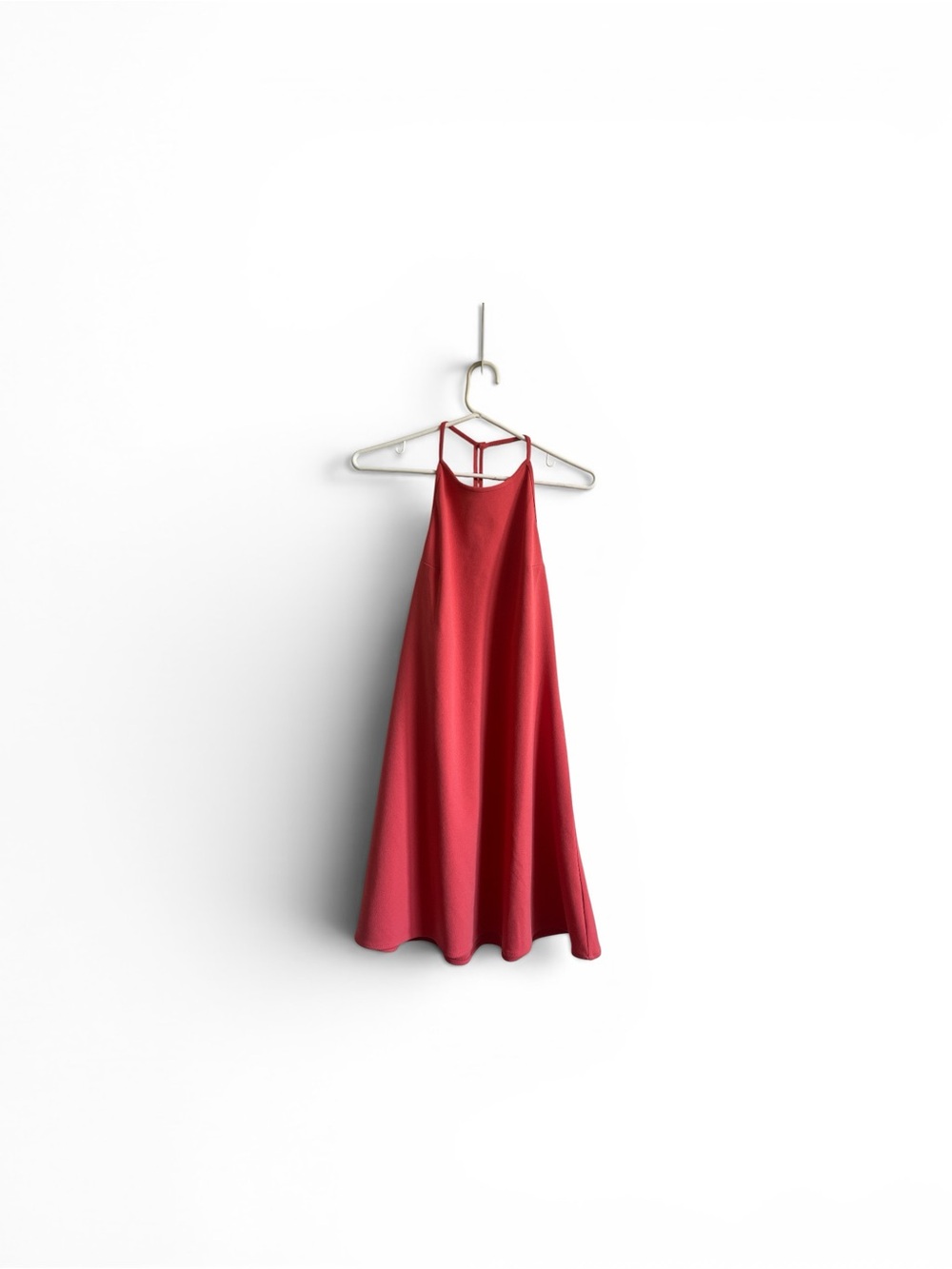 Mango Pink Crepe Halter Top